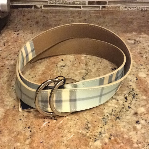 burberry belt womens blue